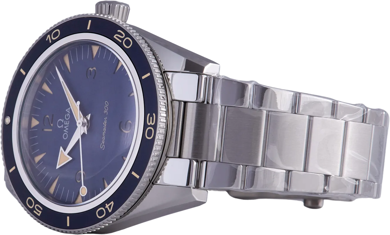 Omega Seamaster 300 Co-Axial Master Chronometer Blue BNIB 2022 234.30.41.21.03.001